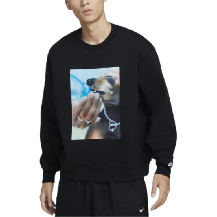 Nike Sb Skate Fleece Crew, черный — фото 2