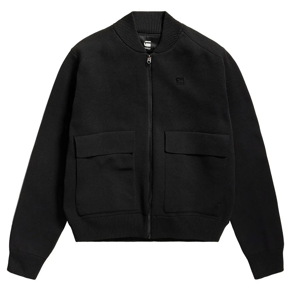 

Свитер G-Star Engineered full zip, черный