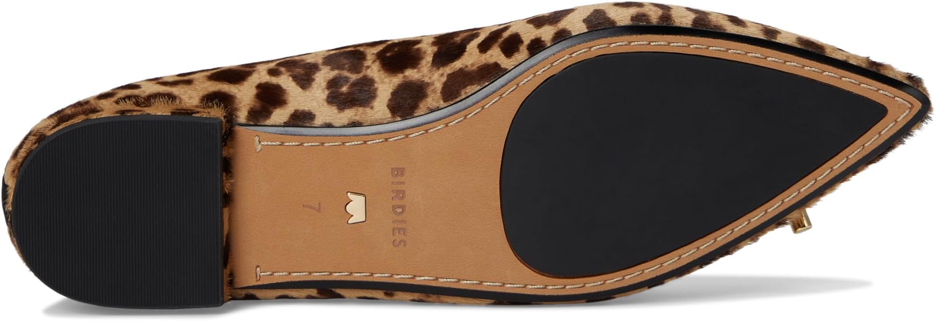 Балетки Birdies Women's The Goldfinch 15 Ballet Flat, Leopardprint Calf Hair — фото 3
