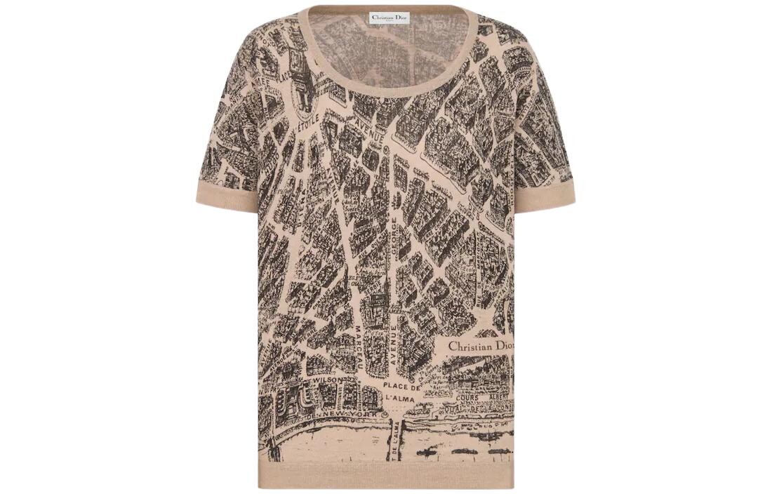 

Футболка женская бежевая Dior