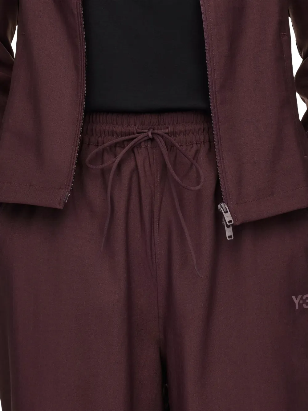 Спортивные штаны на кулиске Y-3, красный — фото 4