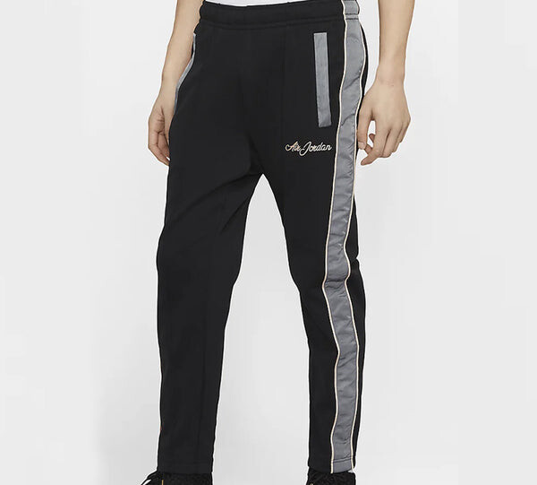 Спортивные штаны Air Jordan Remastered Side Splicing Sports Pants Black, черный — фото 3