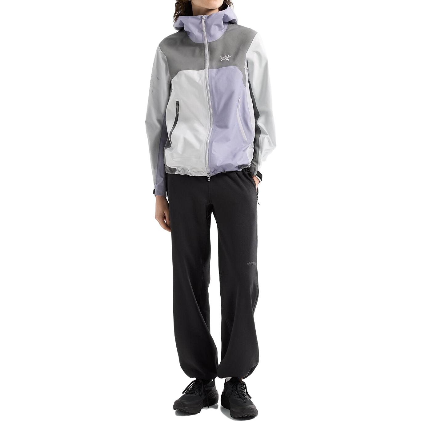 Куртка женская Arcteryx x Beams, черный / белый / лиловый — фото 3