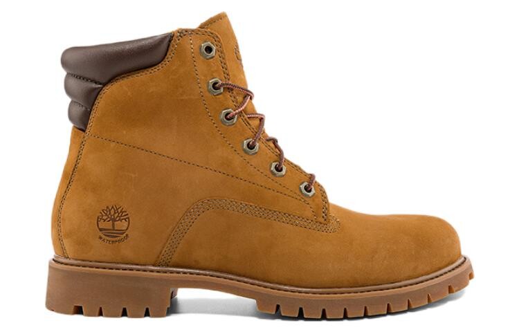 Мужские ботинки Timberland из нубука, желто-коричневый — фото 2
