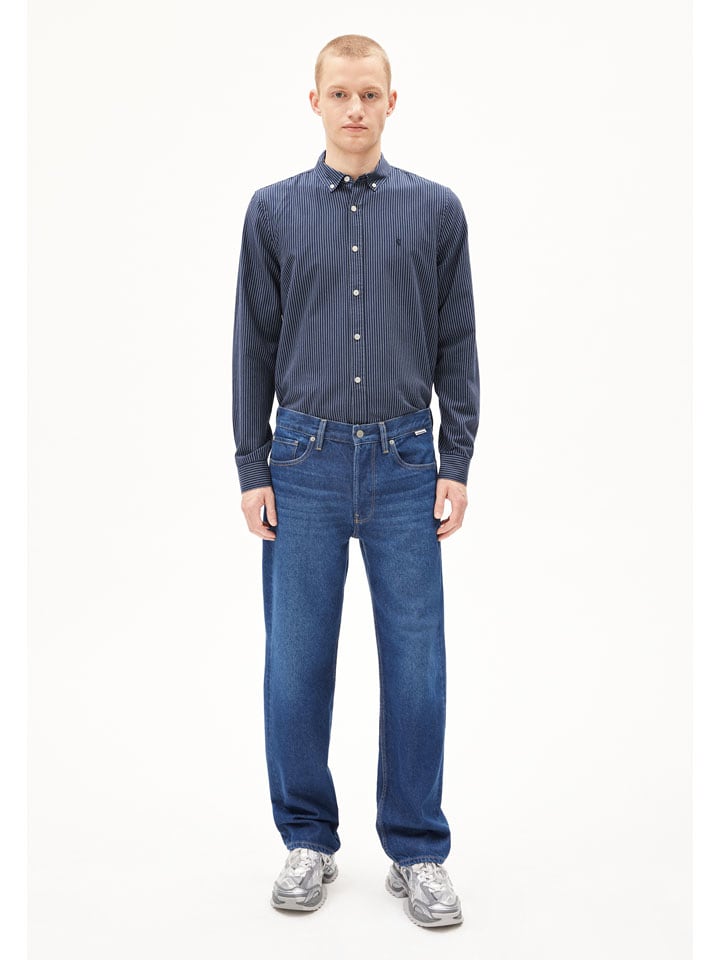 

Armedangels Джинсы "Aary" - прямого кроя - темно-синего цвета