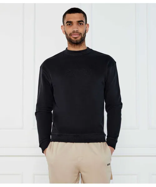 

Толстовка Дэвида Relaxed fit Boss, черный