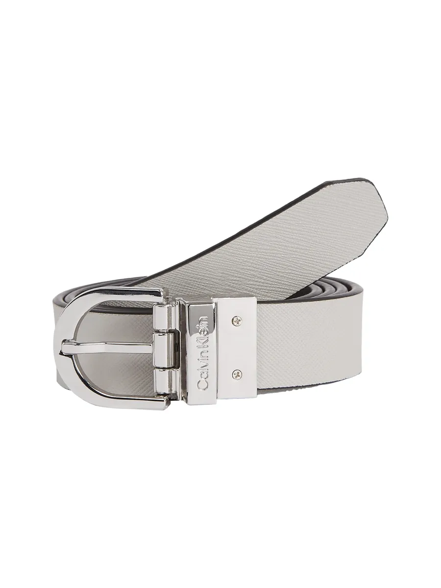 

Двусторонний ремень Calvin Klein "ROUND REVERSIBLE BELT SAFFIANO", черный