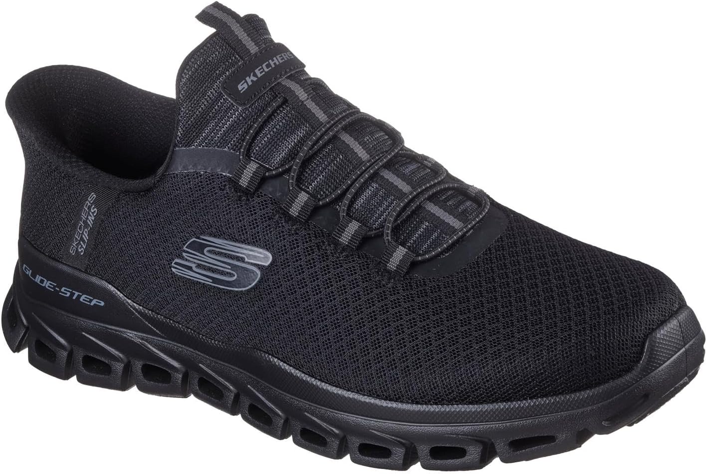 

Мужские слипоны Skechers Glide-Step Noxus без шнурков, черный