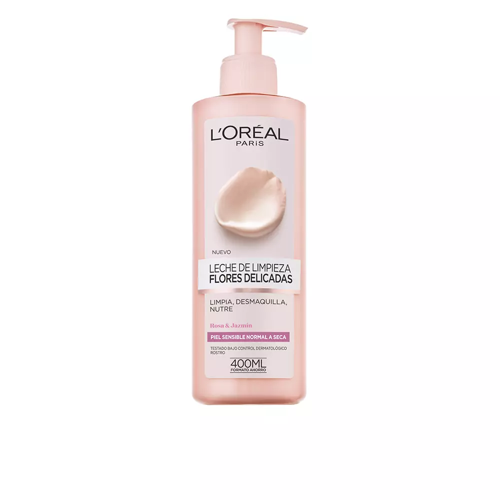 

Молочко для лица Flores delicadas leche de limpieza piel sensible-seca L'Oréal París, 400 мл.