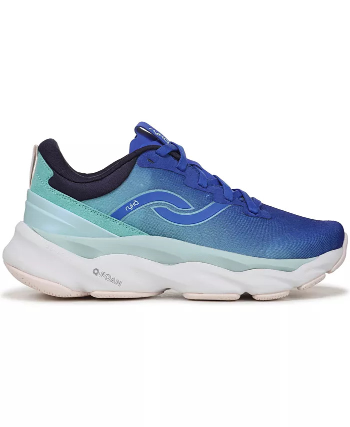 Женские кроссовки для ходьбы Elevate LX со шнуровкой Ryka Premium, синий — фото 2