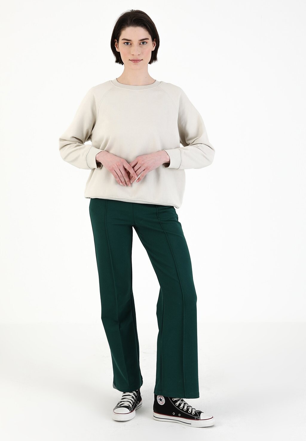 

Спортивные брюки REFKA BASIC Modanisa, зеленый