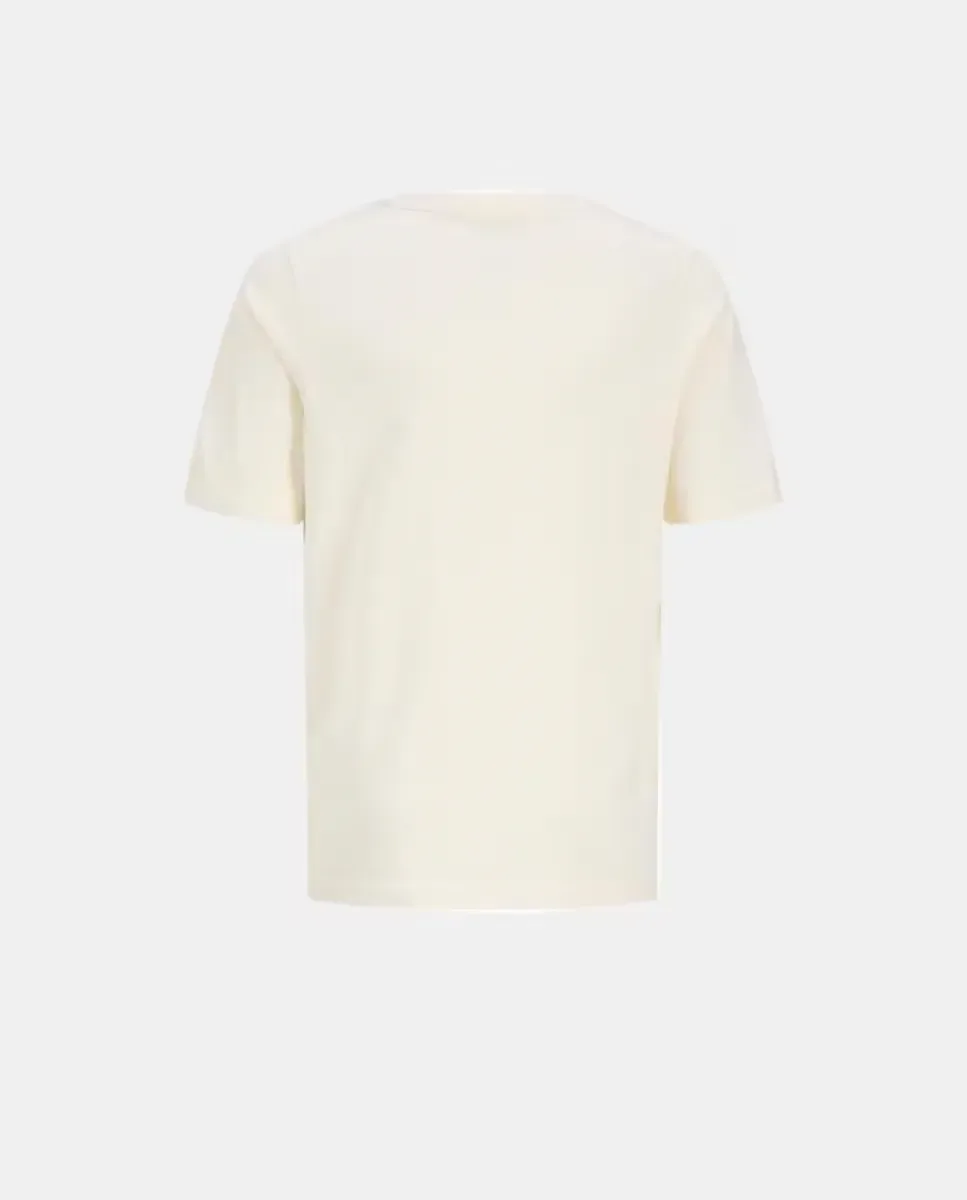 Детская футболка с коротким рукавом и маленьким боковым принтом Jack & Jones, белый — фото 2