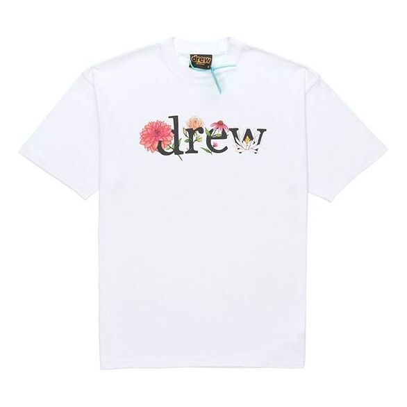 

Футболка floral drew t-shirt 'white' Drew House, белый