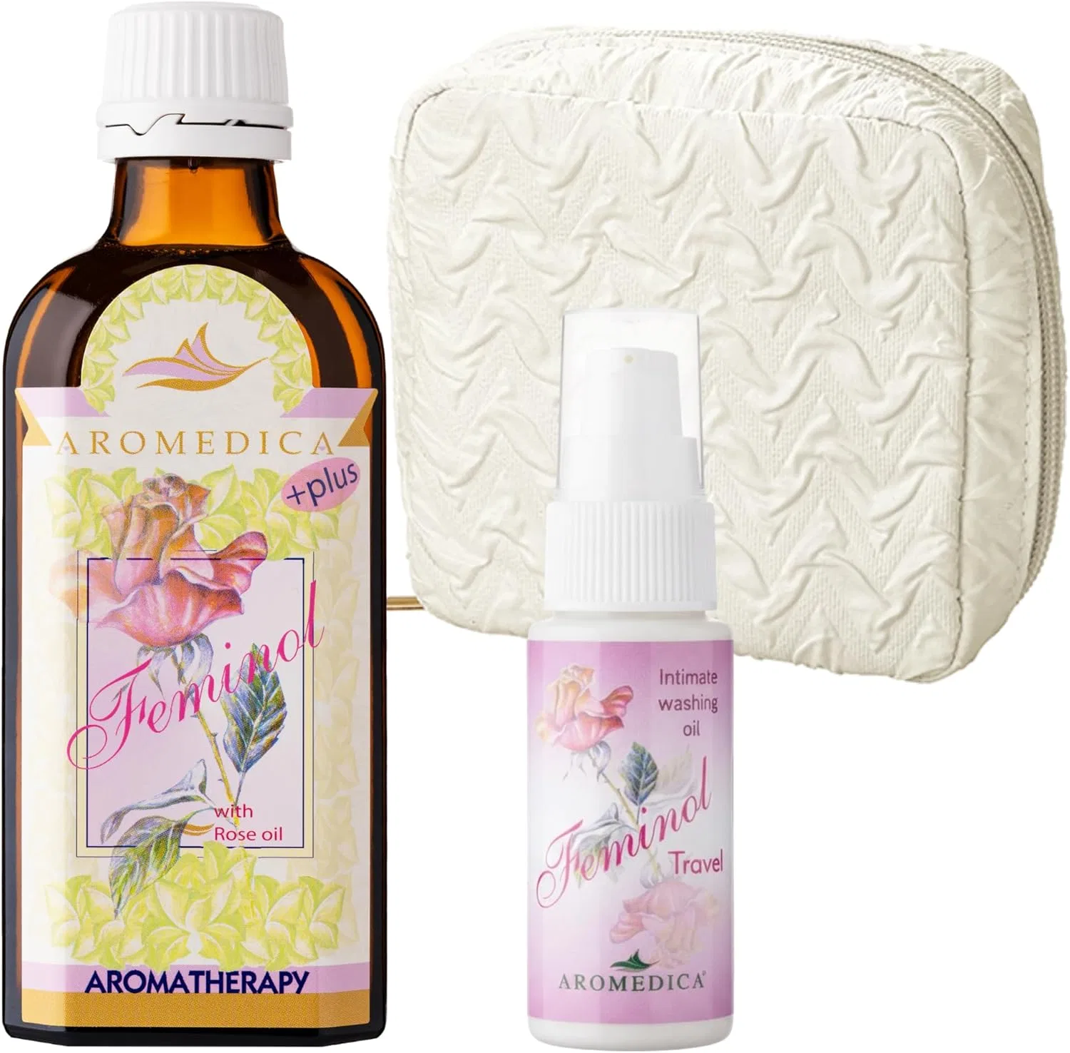 Очищающее масло для интимных зон AROMEDICA, набор 100 мл + 30 мл