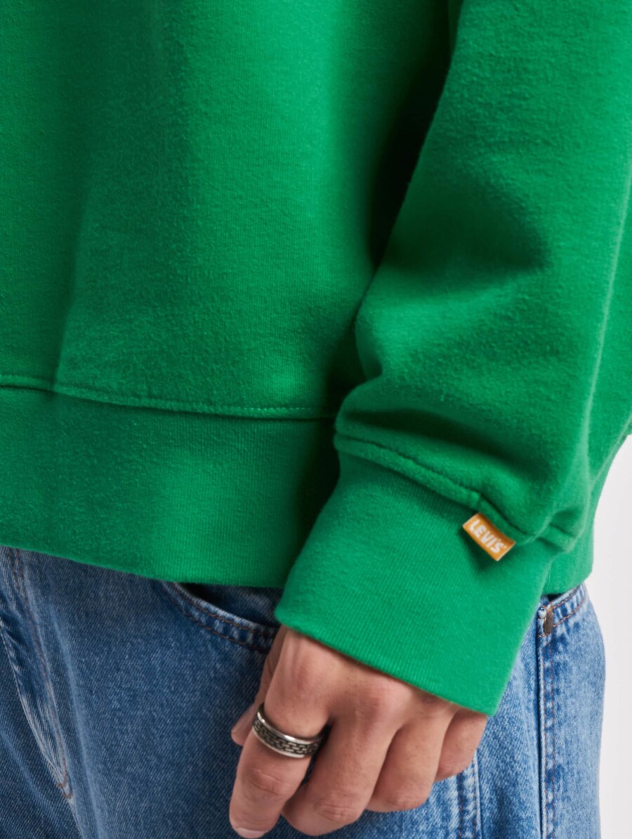 Толстовка LEVI'S  Gold Tab, зеленый — фото 4