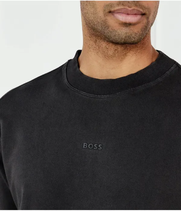 Толстовка Wefade regular fit Boss Orange, коричневый — фото 4