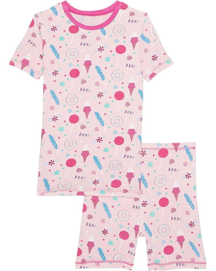 

Пижама Kickee Pants Kids Print Short Sleeve Pajama Set with Shorts, цвет Cake Pop Candy Dreams