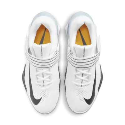 Кроссовки Nike Savaleos Weightlifting Shoes, цвет White/Iron Grey/Laser Orange/Black — фото 4