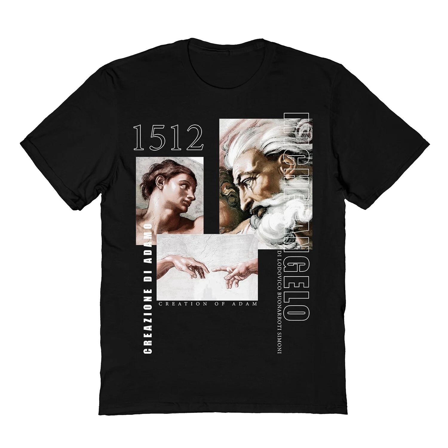 

Мужская футболка Michaelangelo Creation of Adam Tee Licensed Character