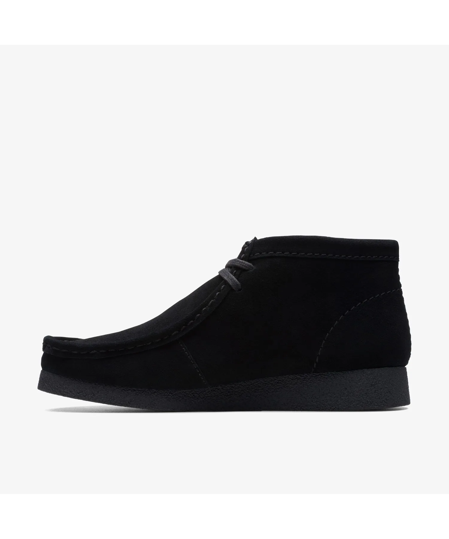 Мужские мокасины из мягкой замши WallabeeEVO Bt Clarks чёрные — фото 2