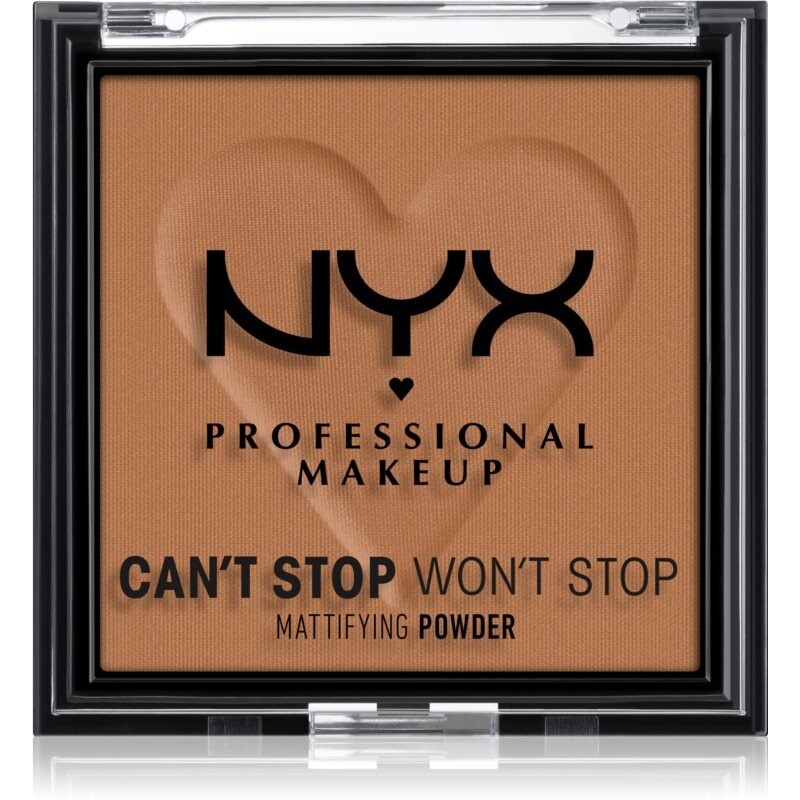 

NYX Professional Makeup Can't Stop Won't Stop Mattifying Powder матирующая пудра оттенка 08 Мокко 6 г