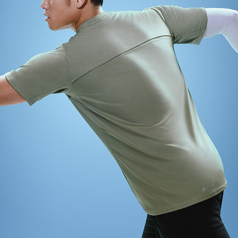 Футболка Hiit мужская серебристо-серая Adidas, серый — фото 4