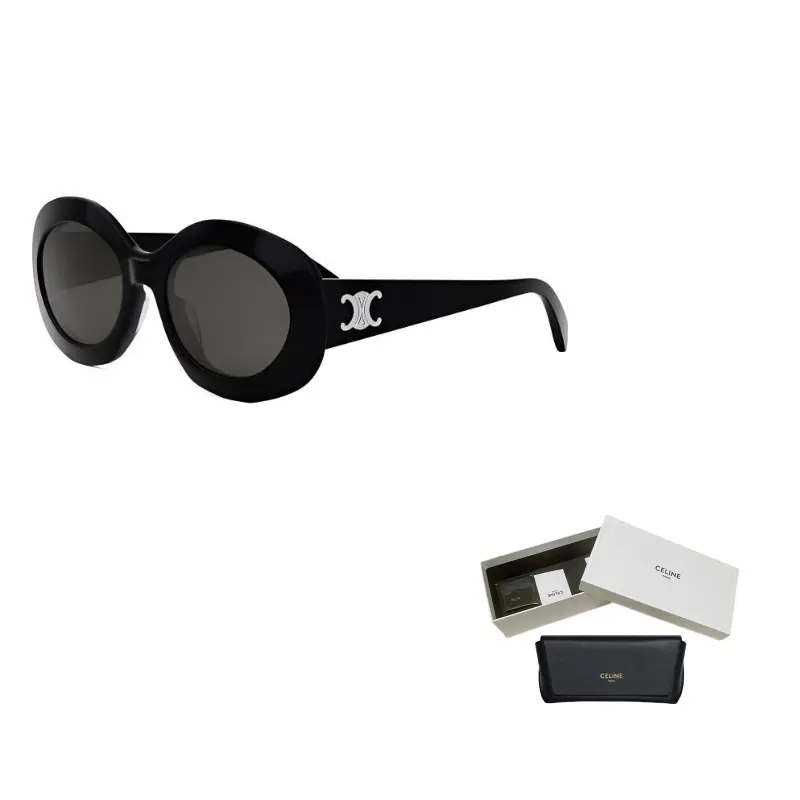 

CELINE Солнцезащитные очки овальной формы Eyewear Oval Frame, Black