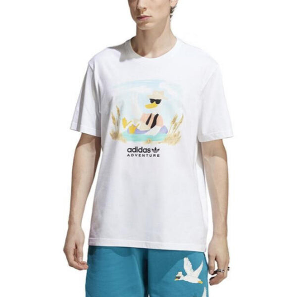 Футболка Adidas Originals Adventure Graphic Tee, белый — фото 2