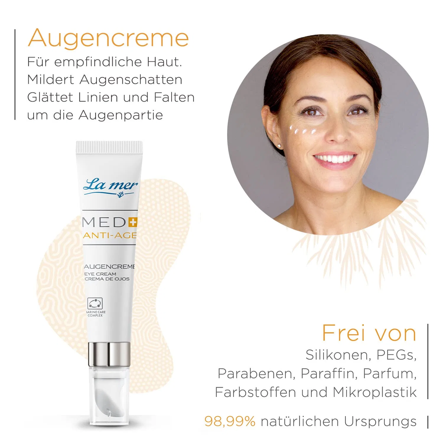 Увлажняющий крем для глаз «MED+ Anti-Age Eye Cream» от La mer, 15 мл No brand — фото 3