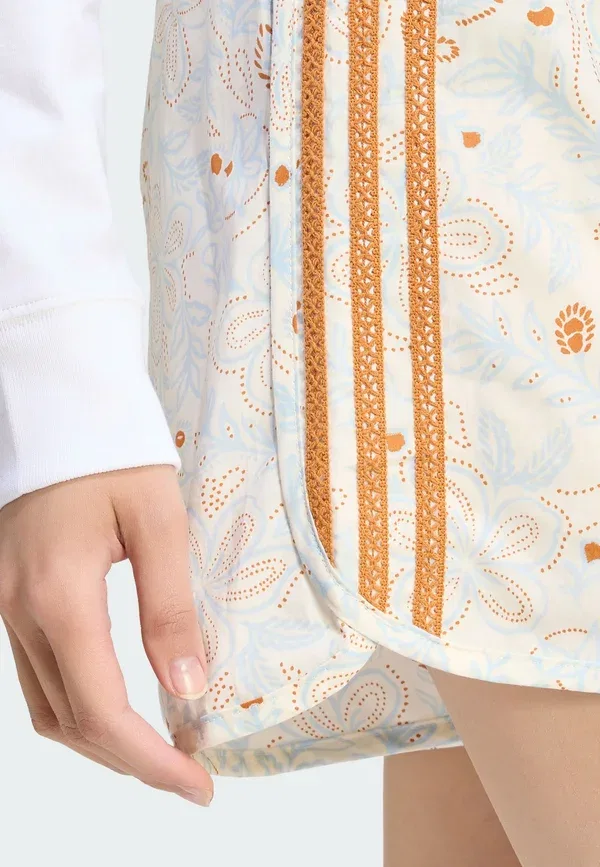 Спортивные штаны Adidas Originals Summer Glow AOP Tracksuit Bottoms, мультиколор-ржаво-оранжевый — фото 4