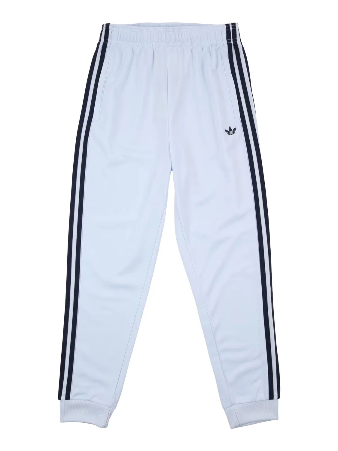 Зауженные брюки Adidas Originals светло-голубого цвета