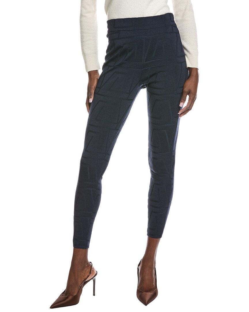 

Брюки Akris из смеси шерсти и шелка, синий