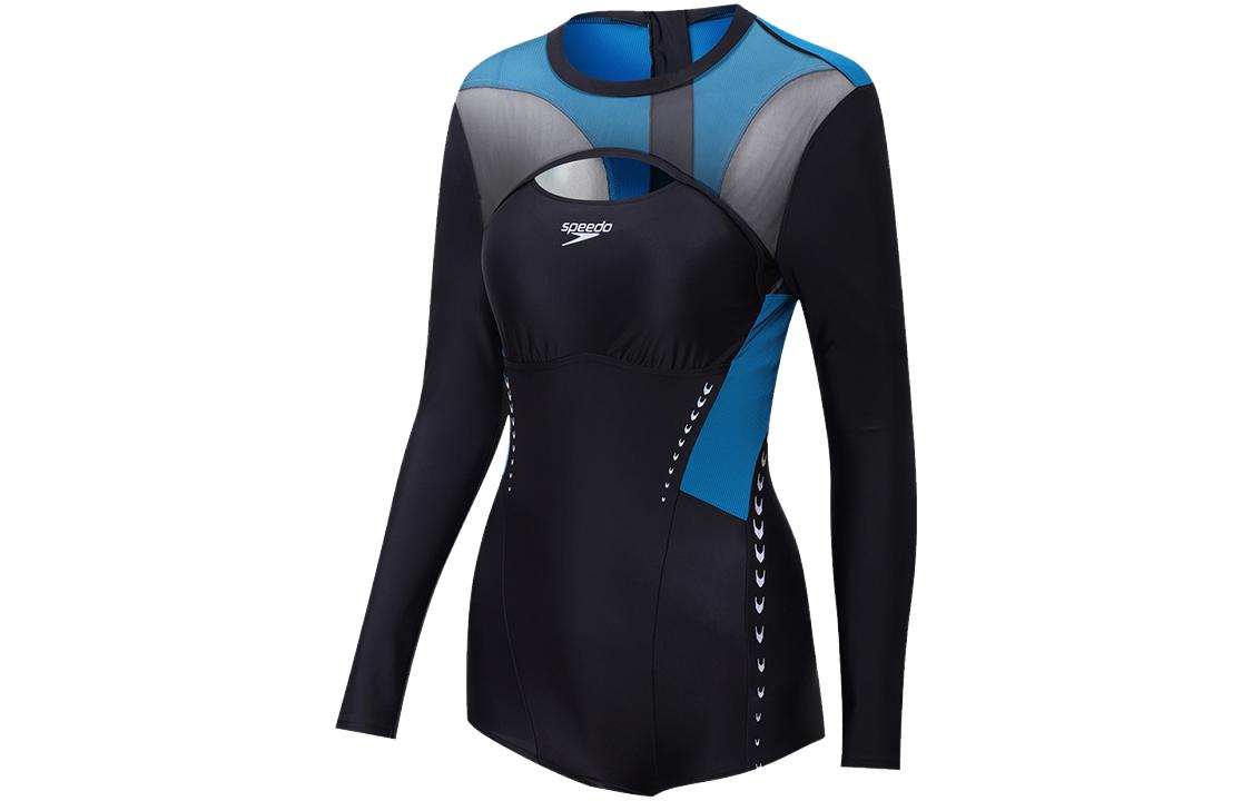 

Женский купальник сплошной черный Speedo