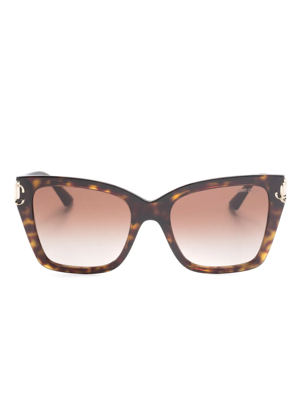 

Солнцезащитные очки Kira в массивной оправе Jimmy Choo Eyewear, коричневый