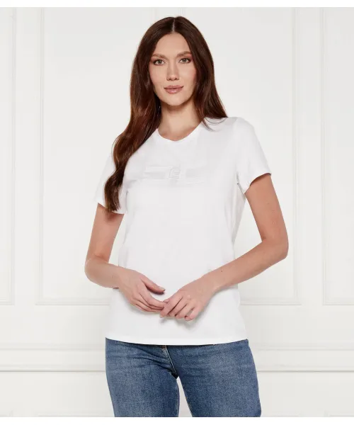 

Футболка Slim fit Elisabetta Franchi, белый