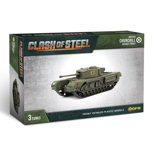

Фигурка Clash Of Steel – Churchill Assault Troop (X3 Plastic) Gale Force Nine
