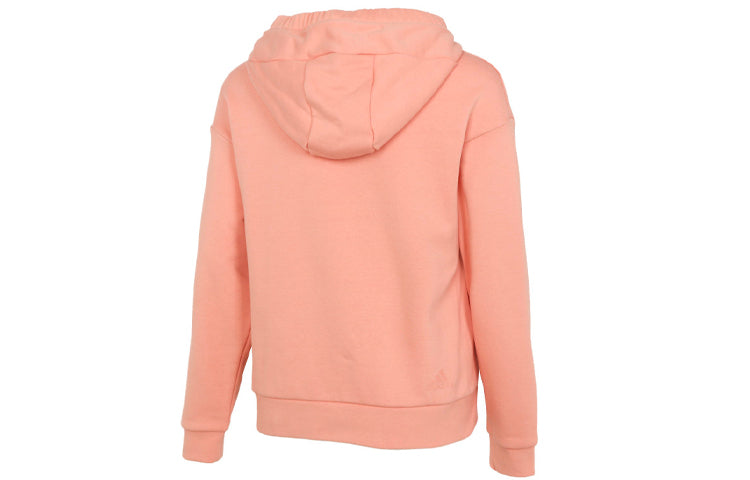Худи (WMNS) adidas Camouflage Logo Printing Hoodie Orange — фото 2