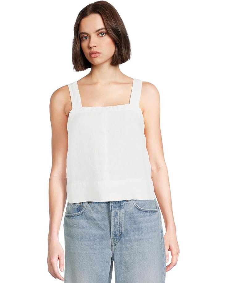 

Топ Madewell Shania Top - 100% Linen, цвет Salt