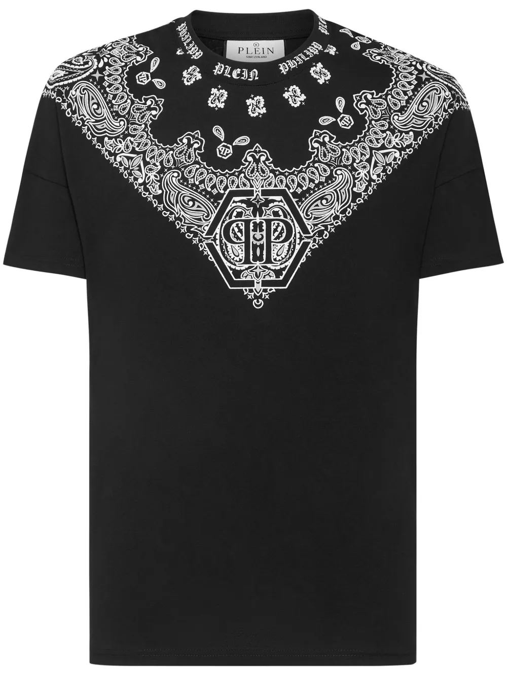

Футболка Paisley Bandana Philipp Plein, черный
