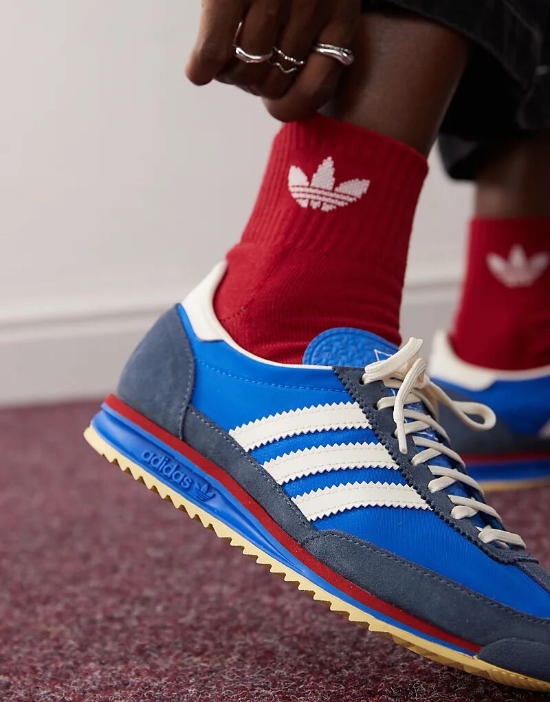 Кроссовки SL 72 OG в сине-белом цвете adidas Originals — фото 3