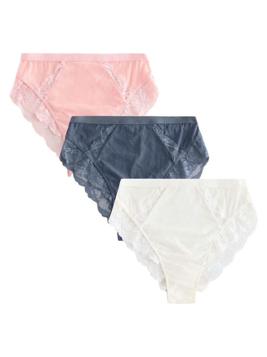 

Трусики Next, цвет Navy/Light pink/White