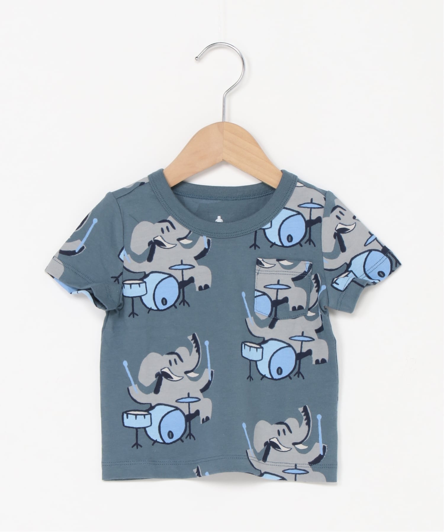 Футболка BF SS PRINT PKT TEE Gap, DRUMMER_ELEPHANT — фото 3