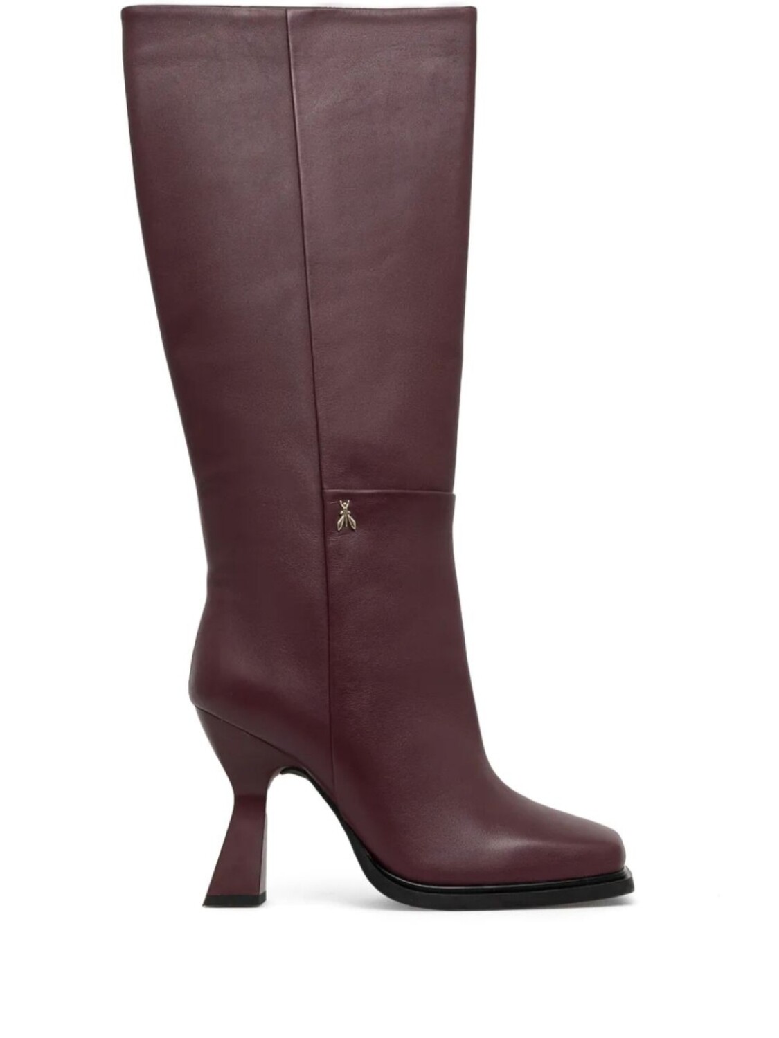 

100 мм кожаные сапоги Patrizia Pepe, красный