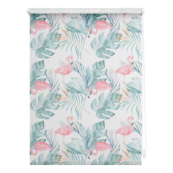 

Рулонные шторы Lichtblick Flamingo, 70x150x6 см цвет rosa/grün