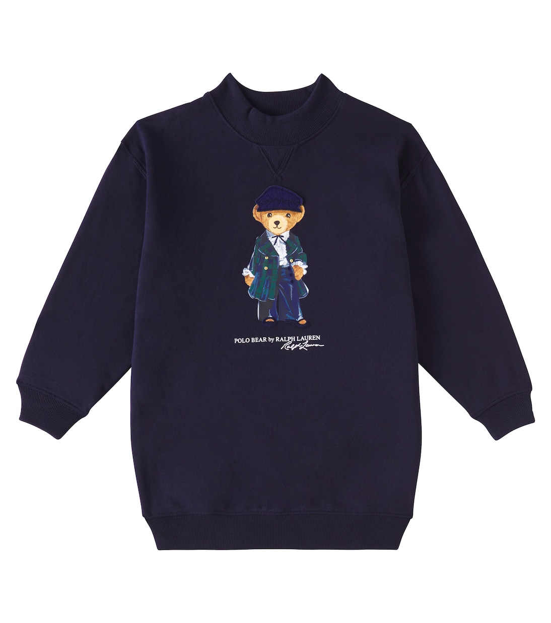 

Платье из смесовой хлопковой ткани Polo Ralph Lauren Kids, Rl Navy
