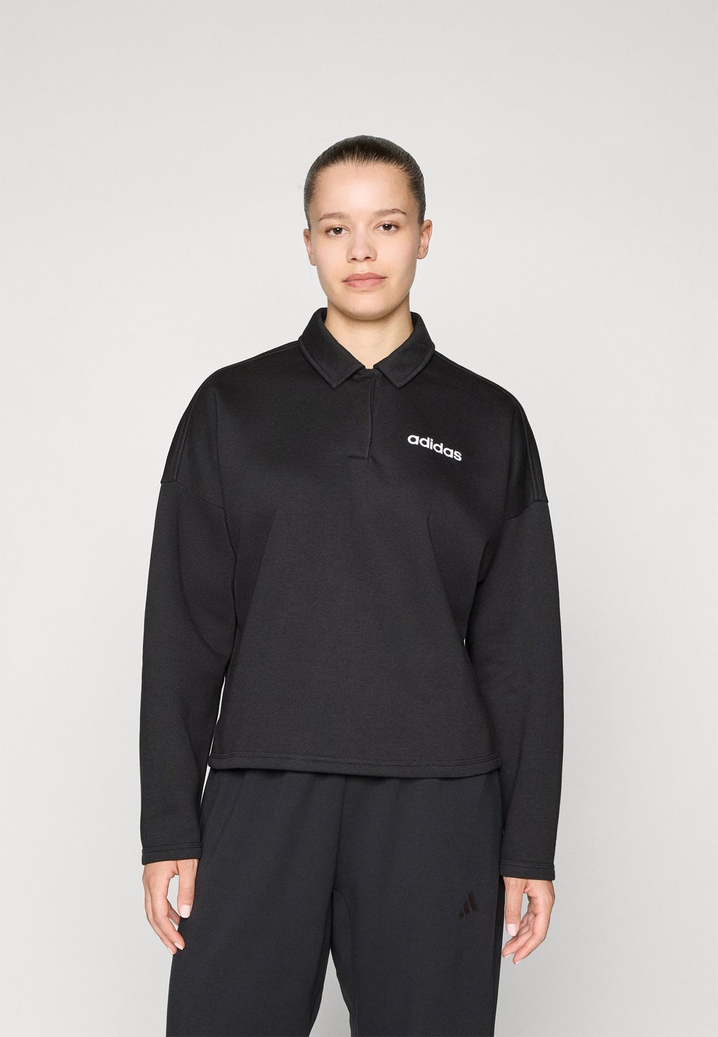

Поло Adidas Sportswear, черный