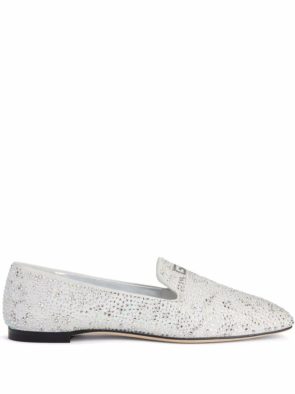 Лоферы Pigalle Starlight Giuseppe Zanotti, белый