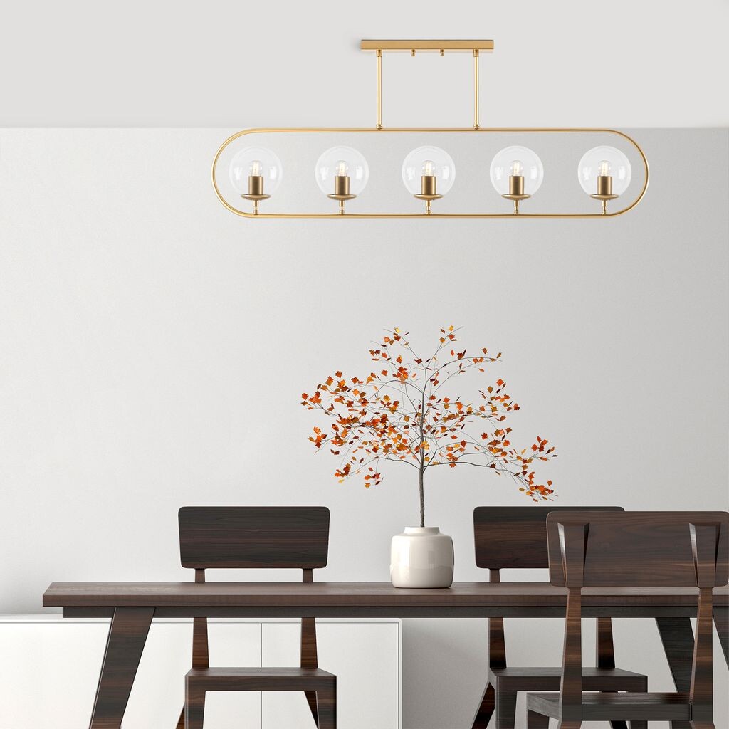 

Opviq, Jewel- Jewel FLG, блестящее золото, люстра, 122 x 15 см, металлический корпус