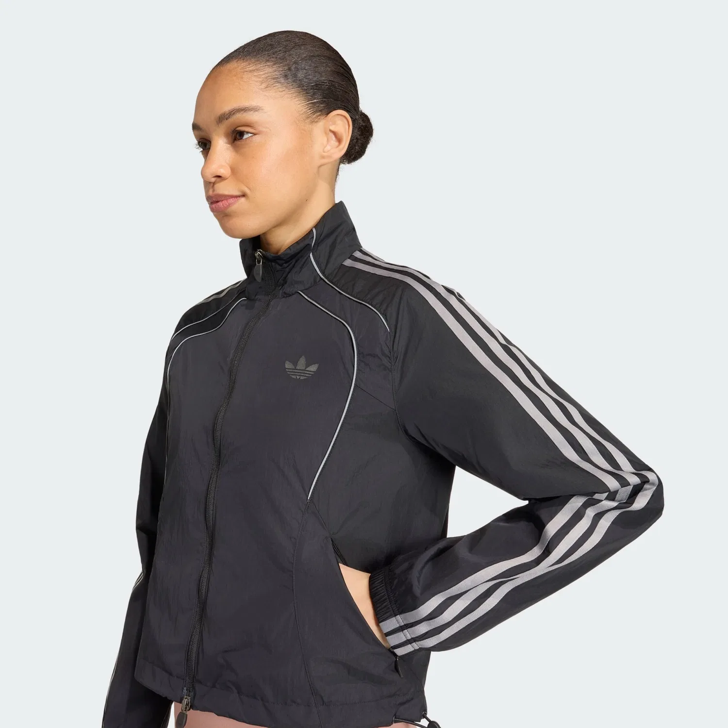 Ветровка Adidas Originals, черный — фото 4