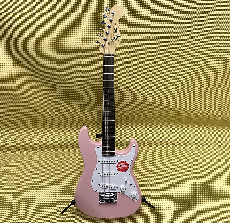 

Электрогитара 037-0121-556 Squier by Fender Mini Stratocaster Electric Guitar Shell Pink